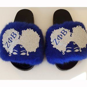 Zeta phi beta slippers /Flexible slip on